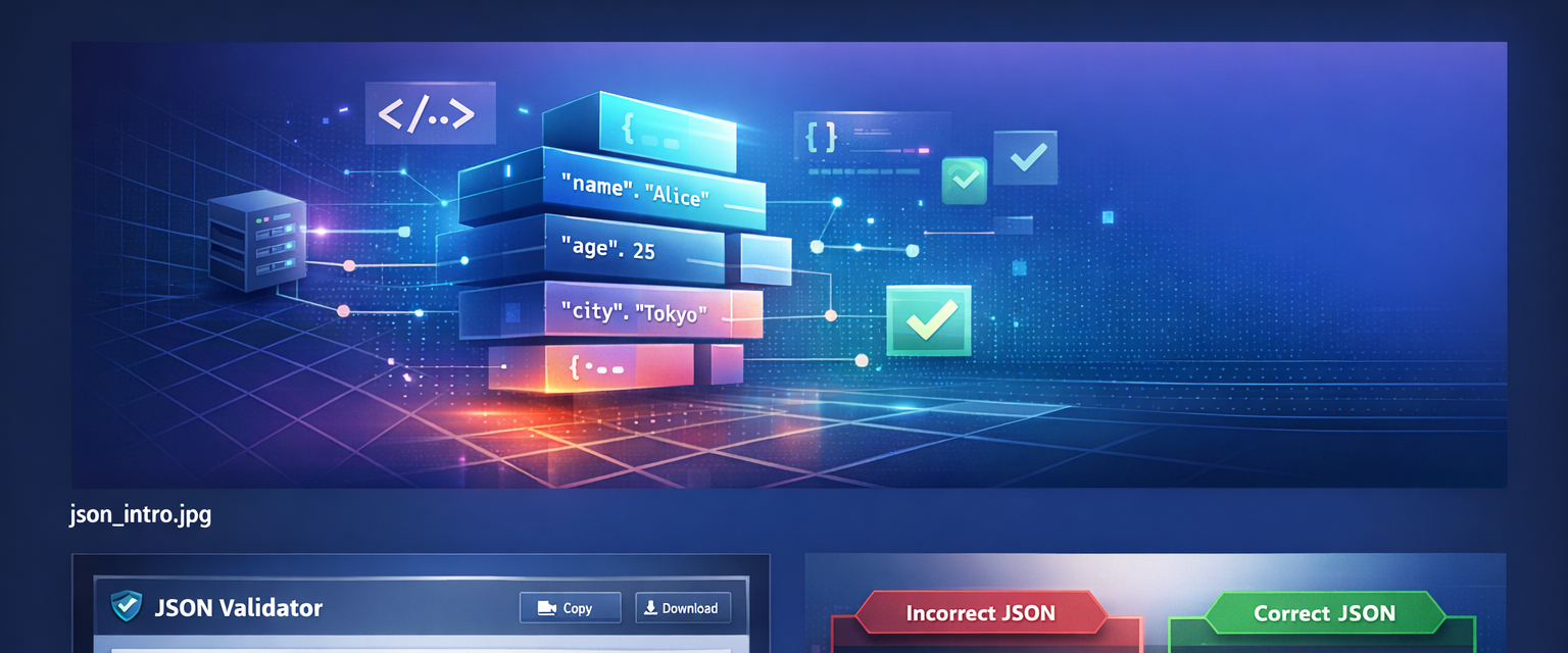 Workflow: prettify JSON, validate it, fix syntax errors, then minify when shipping